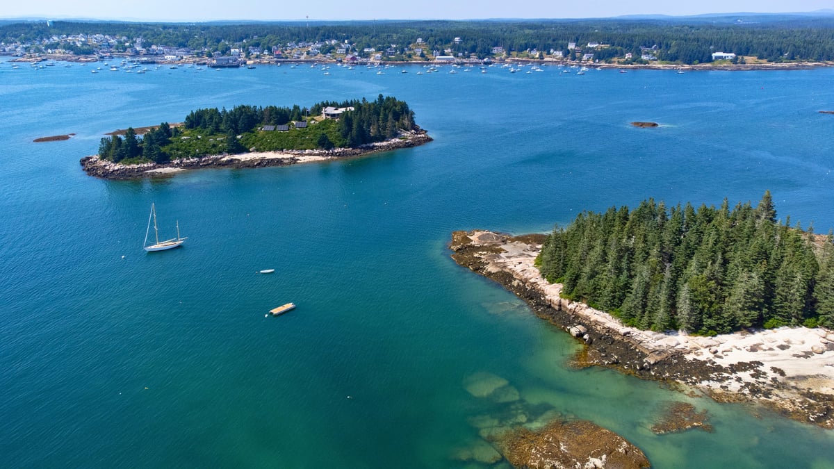 Boats in Stonington Deer Isle.